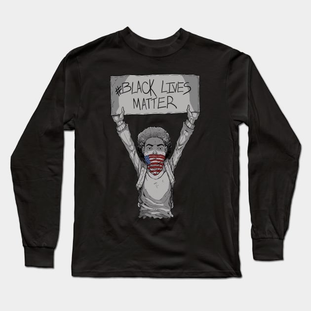 BlackLivesMatter Long Sleeve T-Shirt by mobilmogok99